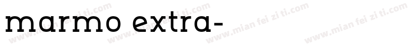 marmo extra字体转换